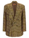 Missoni Sequin-embellished Double-breasted Blazer In Multi