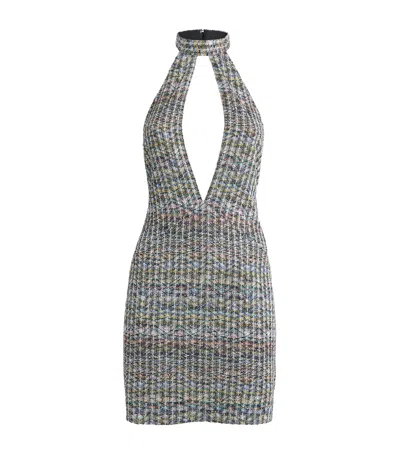 Missoni Sequin Chevron Cut-out Mini Dress