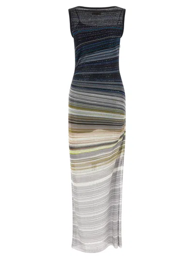 MISSONI SEQUIN DRESS DRESSES MULTICOLOR