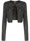 Missoni Sequin-embellished Cardigan In Black