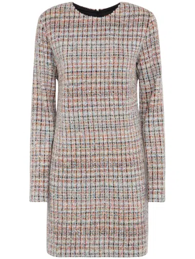 MISSONI SEQUIN-EMBELLISHED CHECKED MINI DRESS