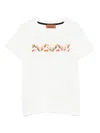 Missoni Sequin-embellished Logo T-shirt In White