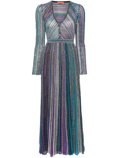MISSONI SEQUIN-EMBELLISHED MAXI DRESS