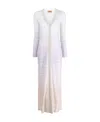 Missoni Sequin-embellished Mesh Maxi Cardigan In White