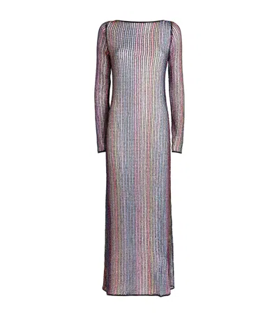 Missoni Sequin-embellished Sheer Maxi Dress