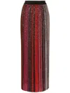 Missoni Sequin-embellished Striped Maxi Skirt In Black