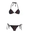 Missoni Sequined Bikini In Black