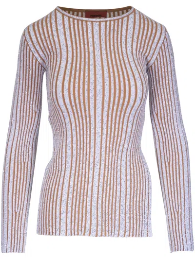 Missoni Sequin-embellished Top In White