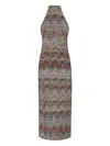 Missoni Sequin-embellishment Halter-neck Midi Dress In Multi