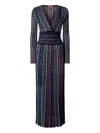 Missoni Sequined Striped Gown In Multi