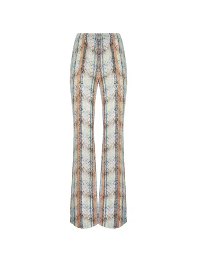 Missoni Sequin-embellishment Trousers In Brown