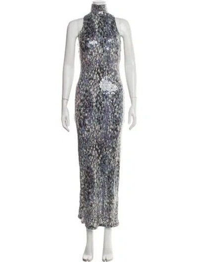 Pre-owned Missoni Sequin Long Dress In Multi