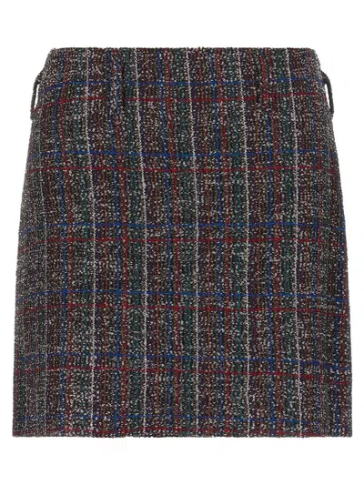 Missoni Sequin Tartan Skirt Skirts Multicolor
