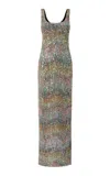 Missoni Sequined Caperdoni-knit Maxi Dress In Multi