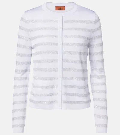 Missoni Buttoned Cardigan In White