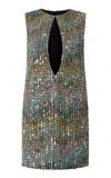Missoni Sequined Cutout Caperdoni-knit Mini Dress In Multi