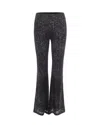 Missoni Flared Trousers With Multicolor Sequin Construction In Black