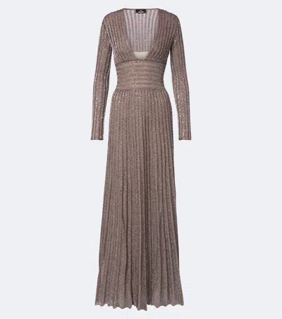 Missoni Sequined Gown In Pink