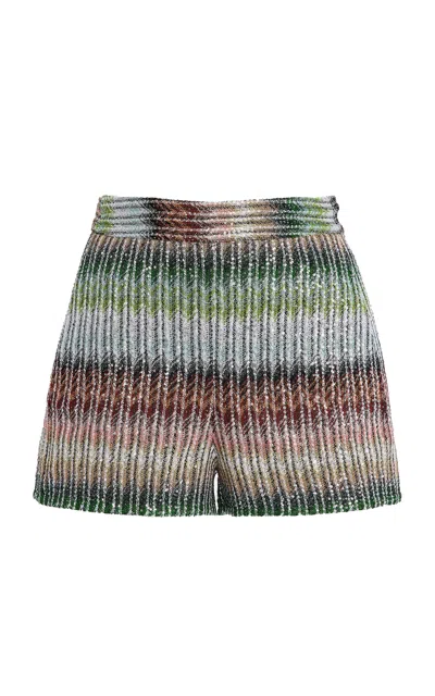 Missoni Sequined Knit Shorts