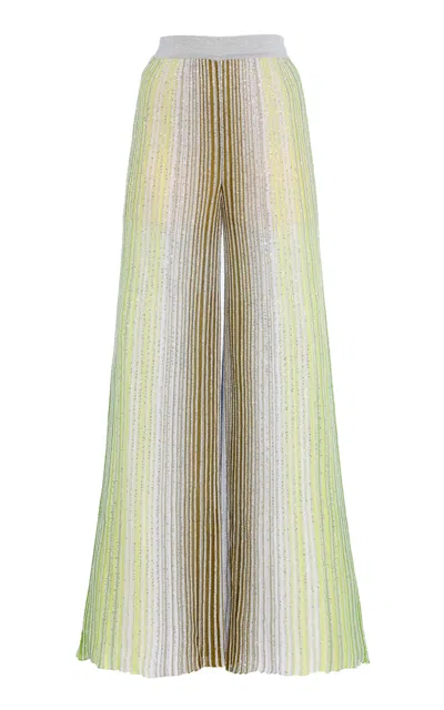 Missoni Sequined Knit Wide-leg Pants