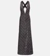 Missoni Sequined Lamé Maxi Dress In Multi