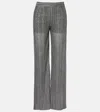 Missoni Sequined Lurex Palazzo Pants In Gray