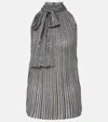 Missoni Sequined Lurex Tank Top In Gray