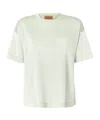 Missoni Sequined Short-sleeved Sweater In White