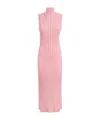 Missoni Sequin-embellished Ribbed-knit Midi Dress In Pink