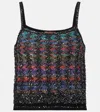 Missoni Sequin-embellished Striped Top