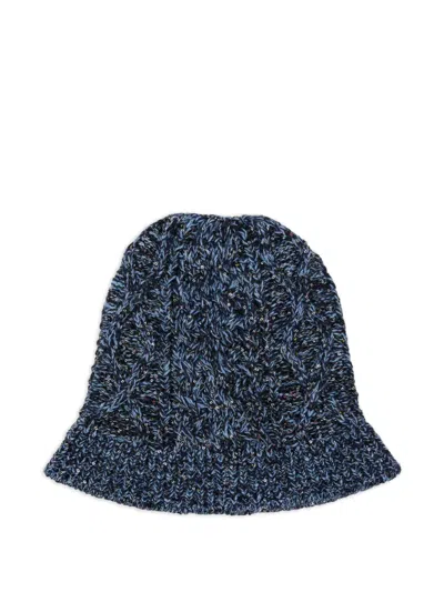 Missoni Sequin-embellished Cable-knit Hat In White