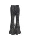Missoni Flared Trousers With Multicolor Sequin Construction In Black
