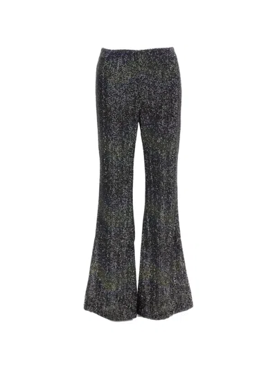 Missoni Caperdoni Flared High Waist Stretch Pants In Black