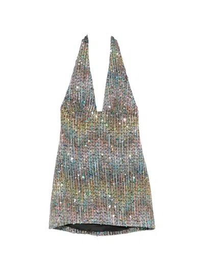 Missoni Sequin-embellished Mini Dress In Multi