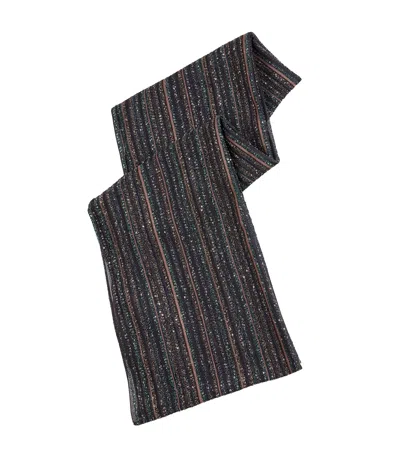 Missoni Sequin-embellished Stripe Stole In Pink