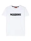 Missoni Logo-print Cotton T-shirt In White