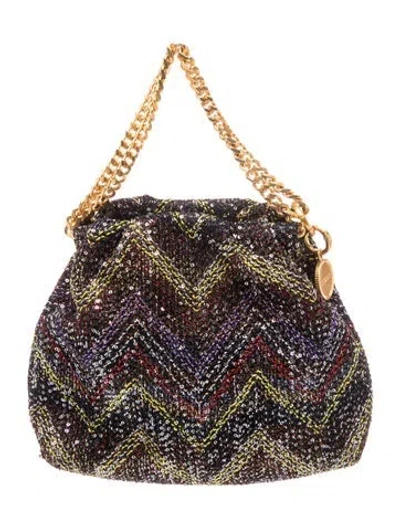 Pre-owned Missoni Sequins Caperdoni Small In Black