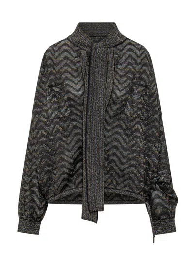 Missoni Seraphim Knitwear Top In Gray