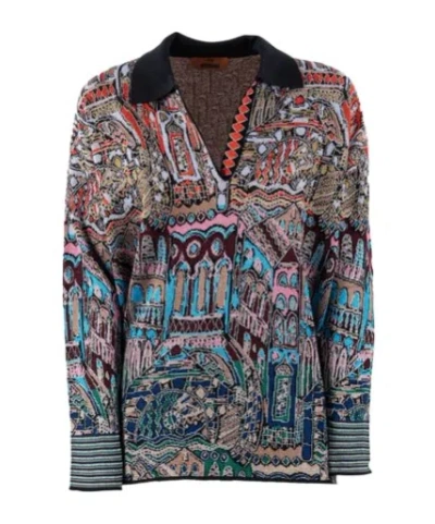 MISSONI MISSONI SERAPHIM LONG-SLEEVED KNITTED TOP
