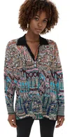Missoni Seraphim Pull Over Multicolor Blue And Red Tones In Multicolor Blue And Red Tones