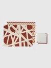 Missoni Tischset Mit Zwei Nastri-icon-platzsets + Zwei Servietten In Multicoloured