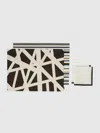 Missoni Shangai Nastri 2 Placemat And 2 Napkin Set In Black