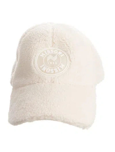 Pre-owned Missoni Shearling Baseball Cap In Neutral