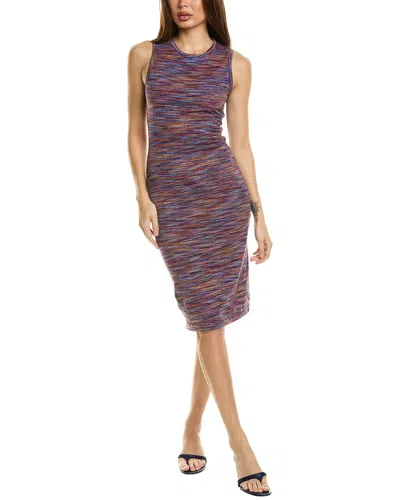 Missoni Sheath Dress In Purple