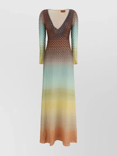 MISSONI SHIMMERING VISCOSE BLEND DRESS