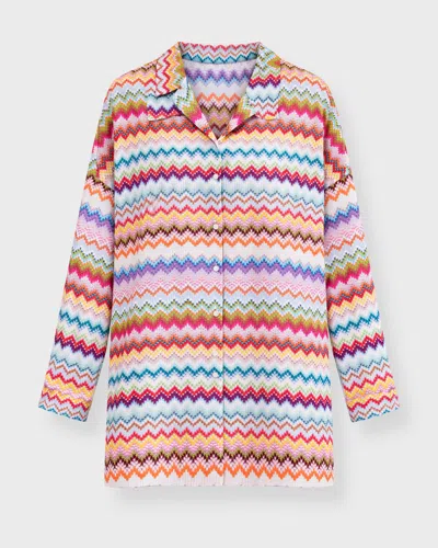Missoni Shirt Chevron-patterned From In Multi