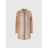 Missoni Shirt In Cotton And Silk With Zigzag Pattern In Multi