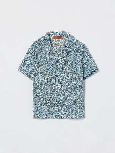 Missoni Shirt  Kids Color Gnawed Blue