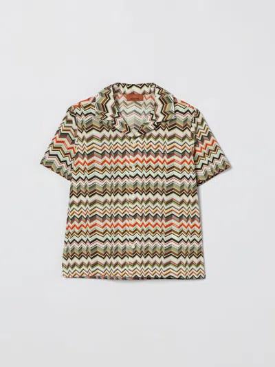 Missoni Shirt  Kids Color Multicolor In Brown