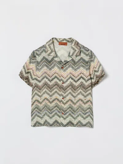 Missoni Shirt  Kids Color Multicolor In Brown